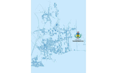 Immagine con mappa del comune di Tavagnacco