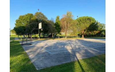 Immagine del campo da basket di Colugna