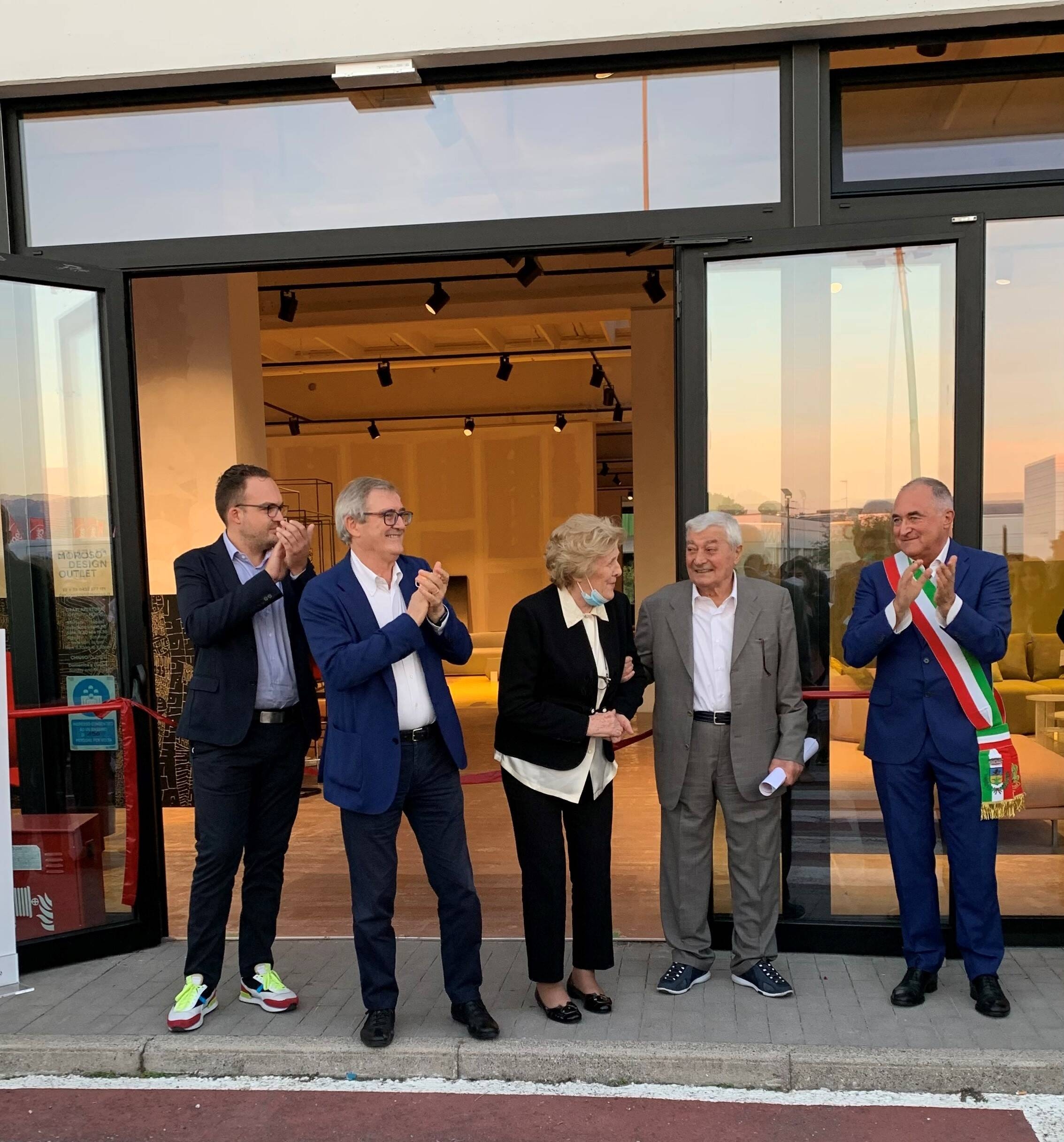 Agostino Moroso con il Sindaco 