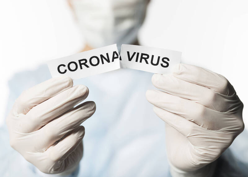 scritta coronavirus