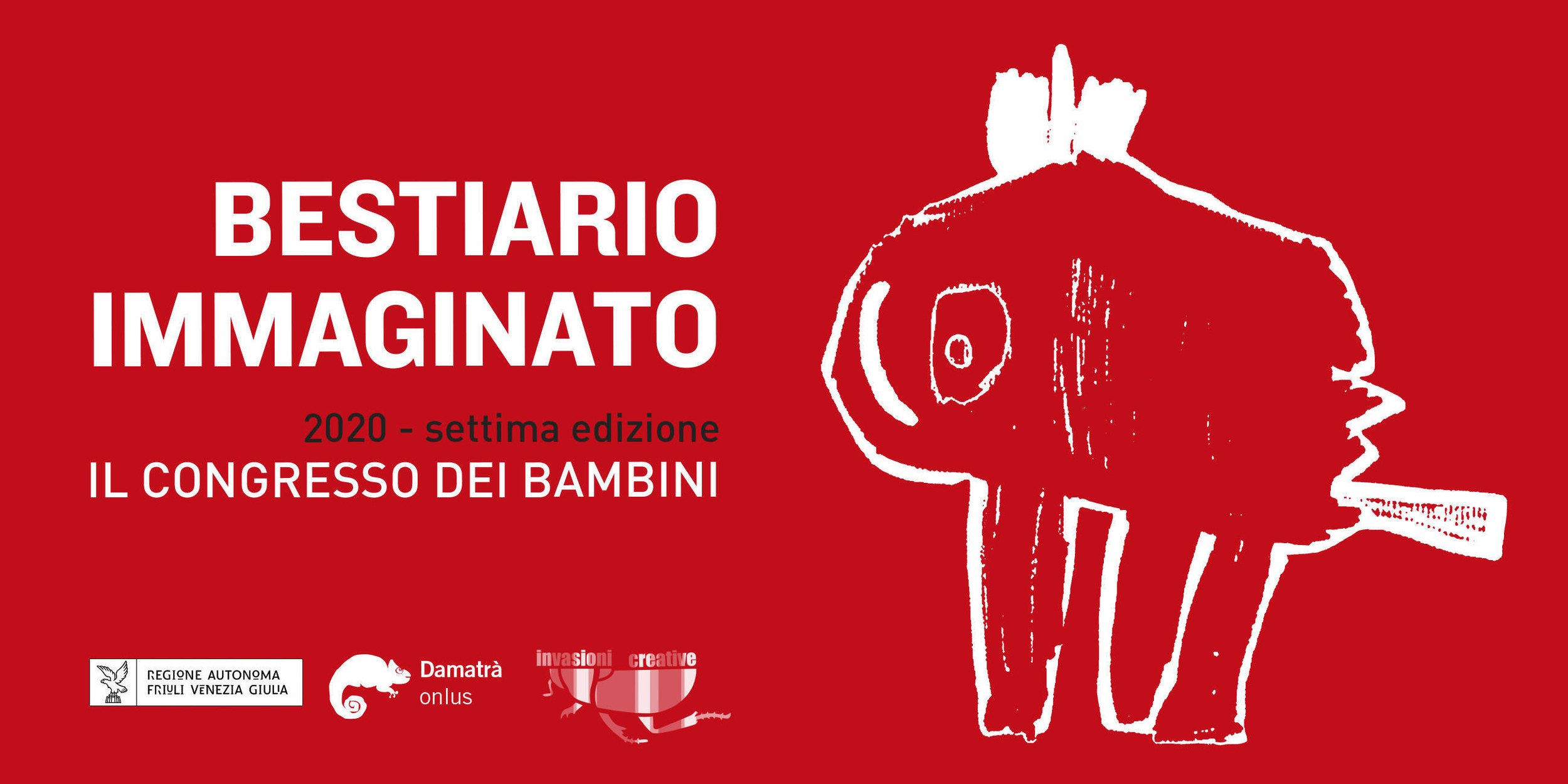 locandina con scritto bestiario immaginario
