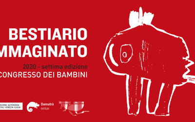 locandina con scritto bestiario immaginario