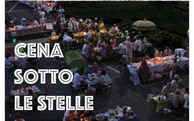 cena su un prato