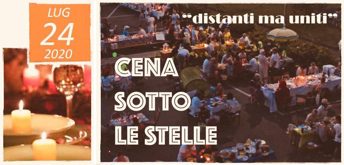 locandina Cena sotto le stelle 2020