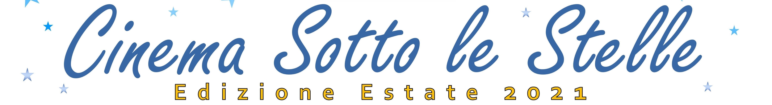 scritta cinema sotto le stelle