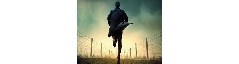 uomo che corre