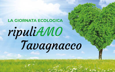 locandina con scritto ripuliamo tavagnacco