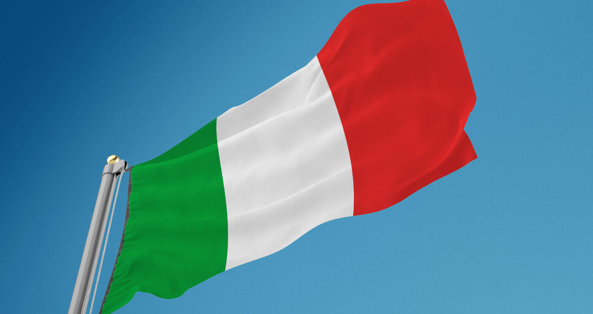 Immagine con la bandiera italiana
