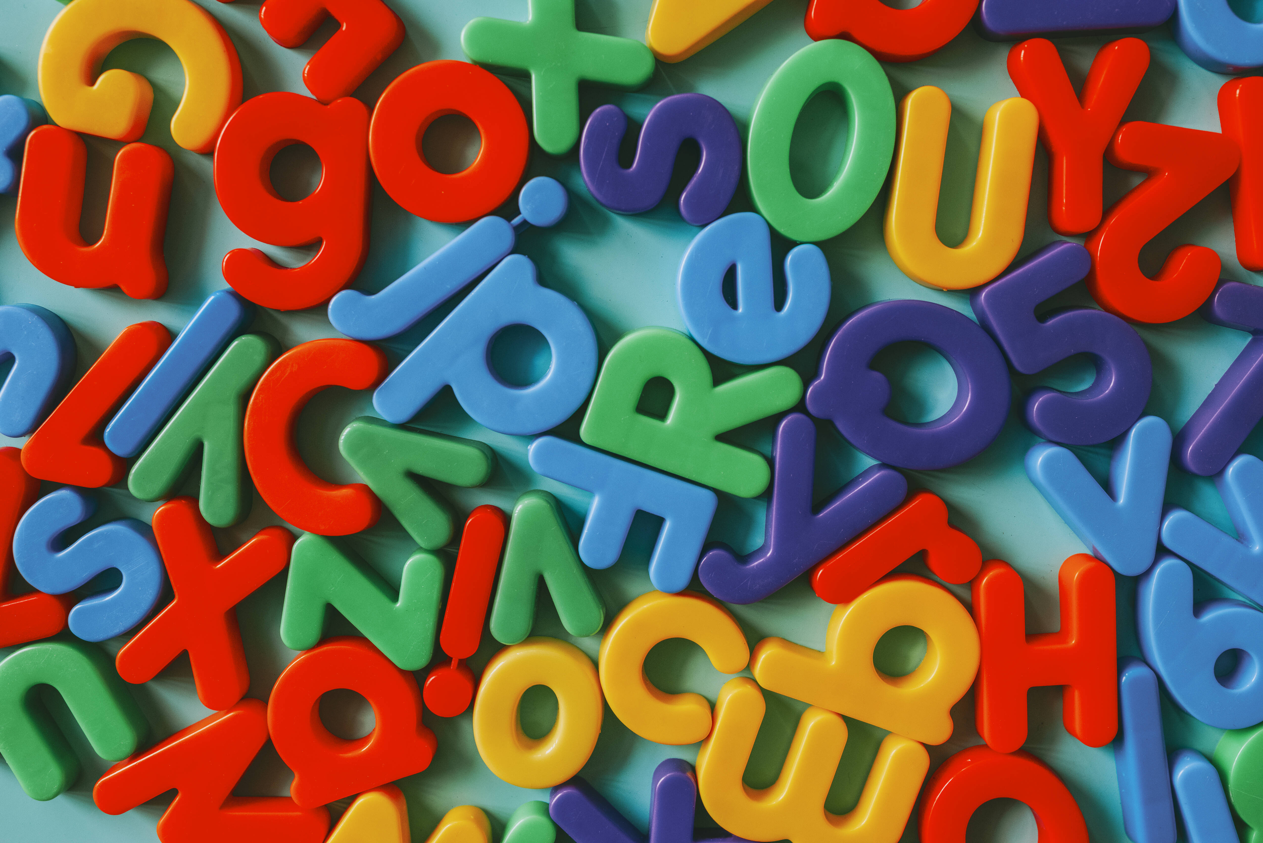 Immagine con letterine