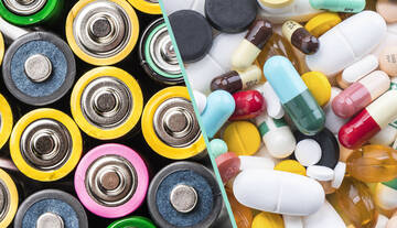 Smaltire Pile esaurite e Farmaci scaduti